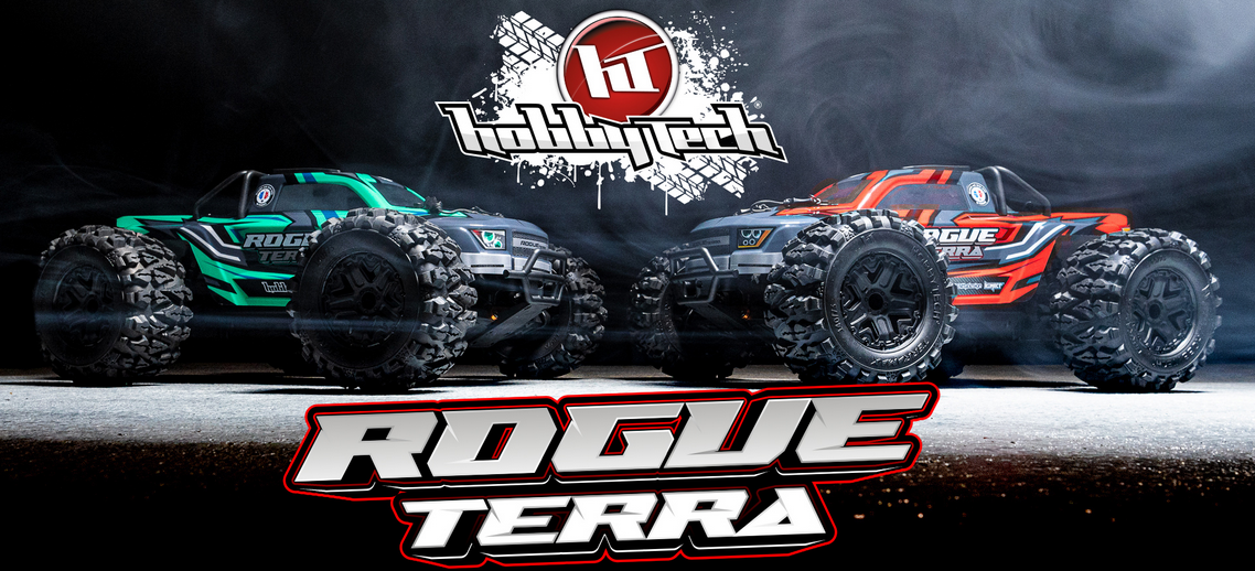 Monster ROGUE TERRA brushless Rouge RTR Hobbytech - 1.ROGT.RD.RTR