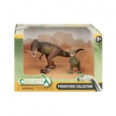 Dinosaurio tiranosaurio con bebé