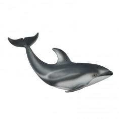 Figura de delfín de lados blancos del Pacífico