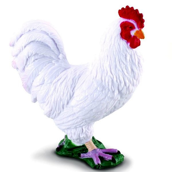 Figura de gallo blanco - Collecta-COL88128