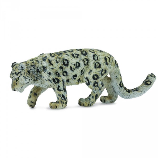 Figurilla: Animales salvajes: Leopardo de las nieves - Collecta-COL88496