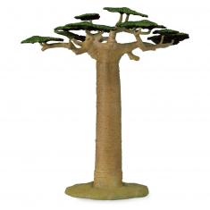Decoración de animales salvajes: árbol baobab