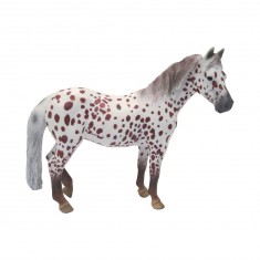 Figura de caballo: yegua pony manchada británica