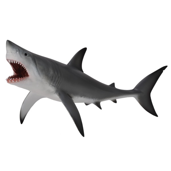 Figurilla: Gran Tiburón Blanco con las fauces abiertas - Collecta-COL88729
