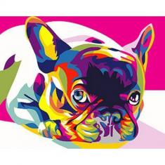 Paint by numbers Carlin Pop Art - already stretched on a wooden frame