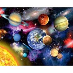 Paint by numbers Solar system - without frame