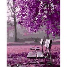 Paint by numbers Park Bench - without frame