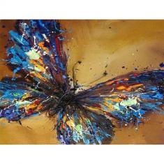 Paint by numbers Butterfly and Colors - without frame