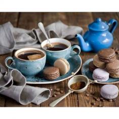 Peinture au numéro : Chocolat Chaud  - sans châssis en bois