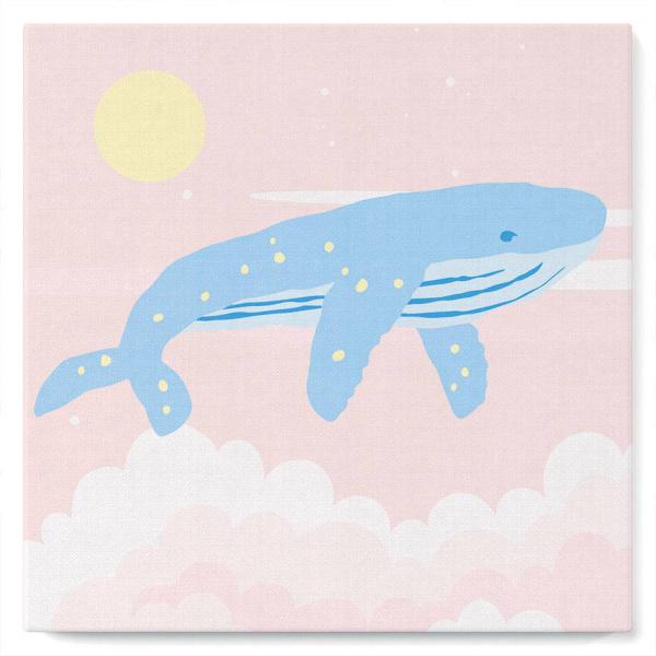 Mini peinture au numéro : Baleine à bosse  - toile tendue sur chassis - FiguredArt-SFA056-Y