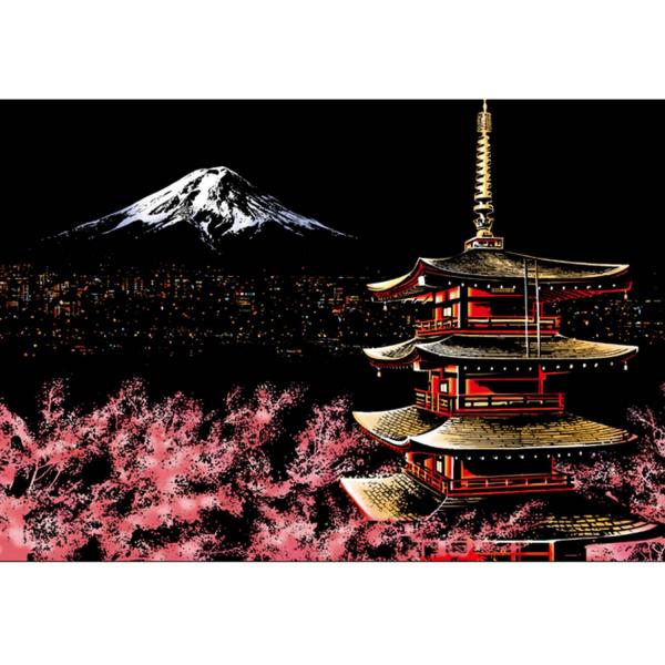 Scratch Painting Mount Fuji - FiguredArt-SP1008