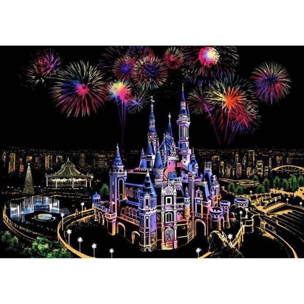 Peinture à gratter : Château magique - FiguredArt-SP1001