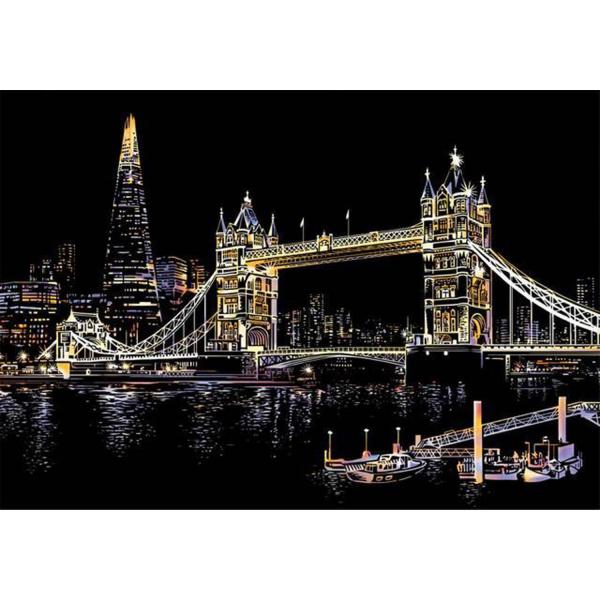 Peinture à gratter : Pont de Londres - FiguredArt-SP1021