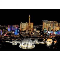 Kratzbild – Las Vegas in Amerika