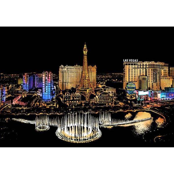 Peinture à gratter : Las Vegas - FiguredArt-SP1016