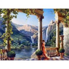 Paint by numbers A Goddess at the water's edge - without frame
