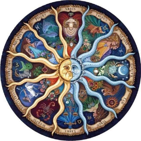Peinture au numéro : Zodiaque  - sans châssis en bois - FiguredArt-PN1587
