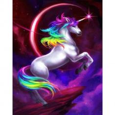 Paint by numbers Colorful Unicorn - without frame