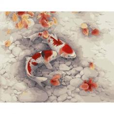 Paint by numbers Koi Carps - without frame
