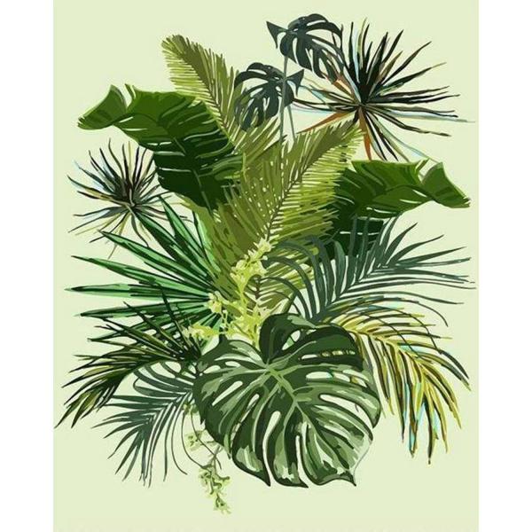 Peinture au numéro : Verdure  - sans châssis en bois - FiguredArt-PN1971