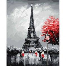 Paint by numbers Paris Eiffel Tower - without frame