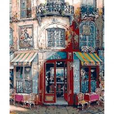 Paint by numbers Vintage Bistro - without frame