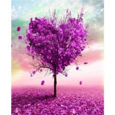 Paint by numbers Tree Heart - without frame