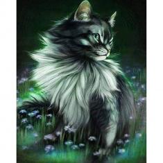 Diamond Painting Pretty Cat - without frame