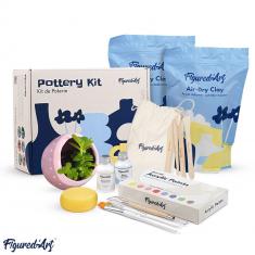 Pottery Kit with Air Dry Clay