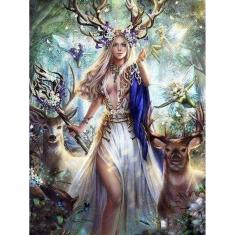 Diamond Painting Queen of Reindeer - without frame