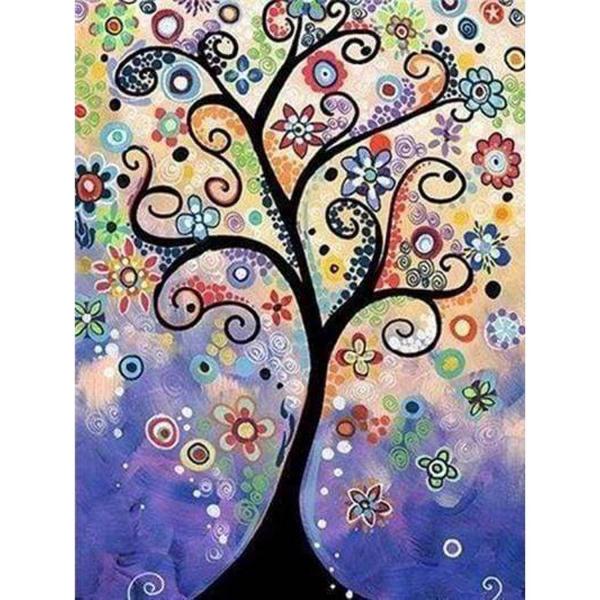 Broderie diamant : Arbre de Vie  - sans chassis en bois - FiguredArt-DP-401