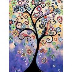 Diamond Painting Leinwand Baum des Lebens - ohne Keilrahmen