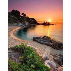 Diamond Painting Beach and Sunset - without frame