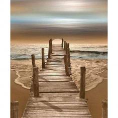 Diamond Painting Pathway to the Sea - without frame