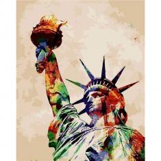 Paint by numbers Statue of Liberty - without frame
