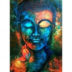 Broderie diamant : Buddha - sans chassis en bois