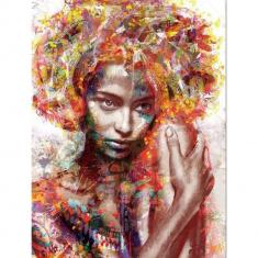Paint by numbers Painted Nude Woman - without frame
