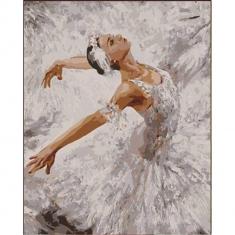 Paint by numbers Beautiful Ballerina - without frame