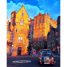 Paint by numbers Edinburgh Street - without frame