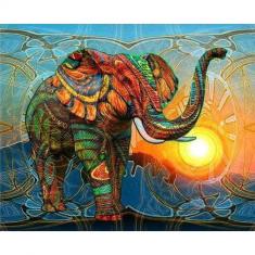 Diamond Painting Artistic Elephant - without frame