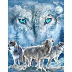 Diamond Painting Pack of Wolves - without frame