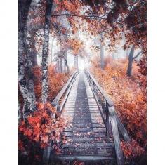 Diamond Painting Woodland Path - without frame