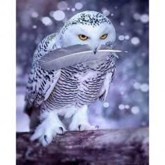 Diamond Painting Owl Feather - without frame