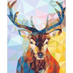 Paint by numbers Modern Reindeer - without frame