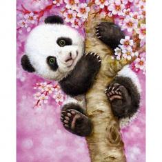 Paint by numbers Baby Panda - without frame