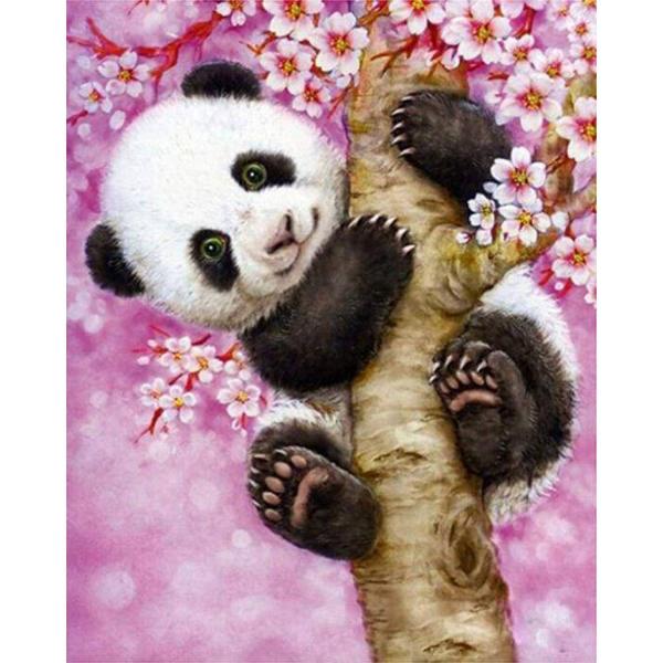 Peinture au numéro : Bébé Panda - sans châssis en bois - FiguredArt-PN1098
