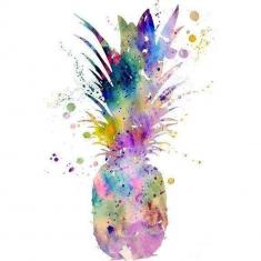 Diamond Painting Pineapple - without frame