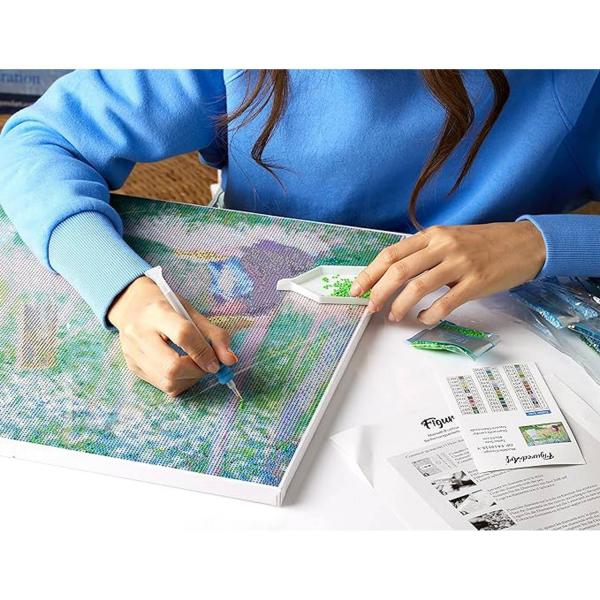 Broderie diamant : Romance à Paris - sans chassis en bois - FiguredArt-DP-286