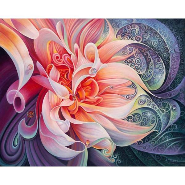 Diamond Painting Flower shape - without frame - FiguredArt-DP-12821