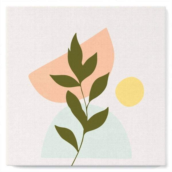 Mini peinture au numéro : Plante 4  - toile tendue sur chassis - FiguredArt-SFA035-Y